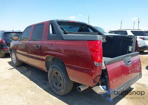 2004 Chevrolet Avalanche 1500 из США, поврежденный, VIN 3GNEC12T04G213307